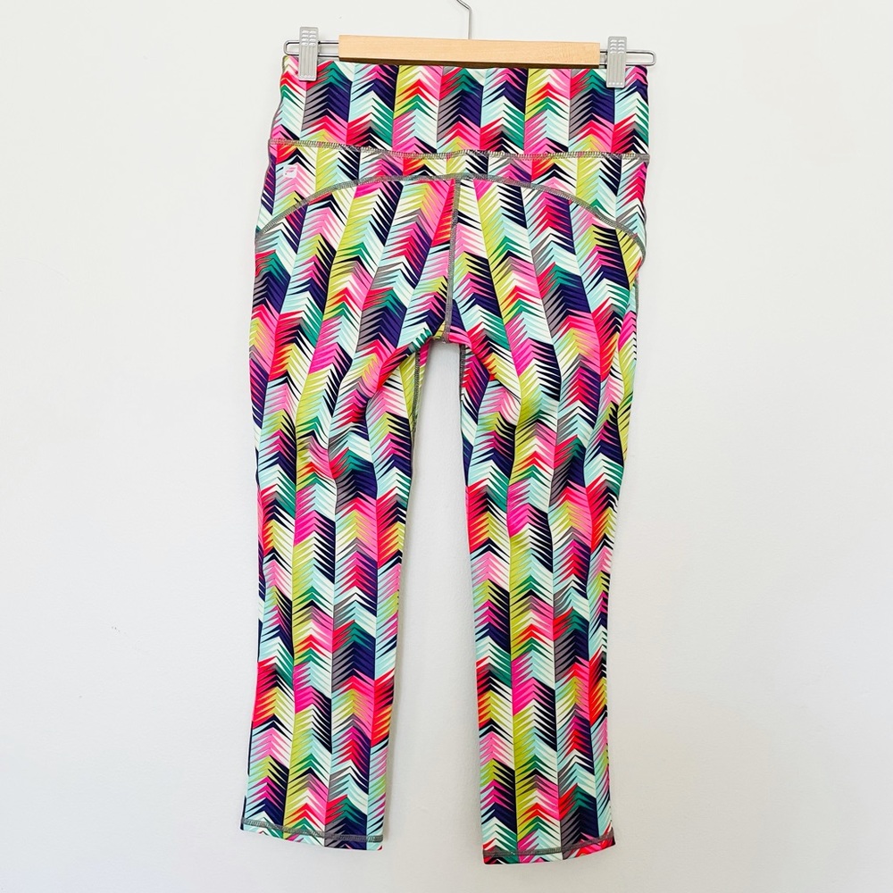 Fabletics Multi Colored Capri Yoga Pants - image 3